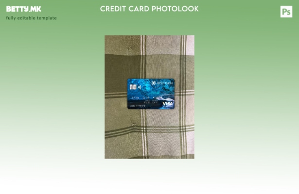 модерен стил Исланд Arion виза потпис картичка photolook предниот шаблон